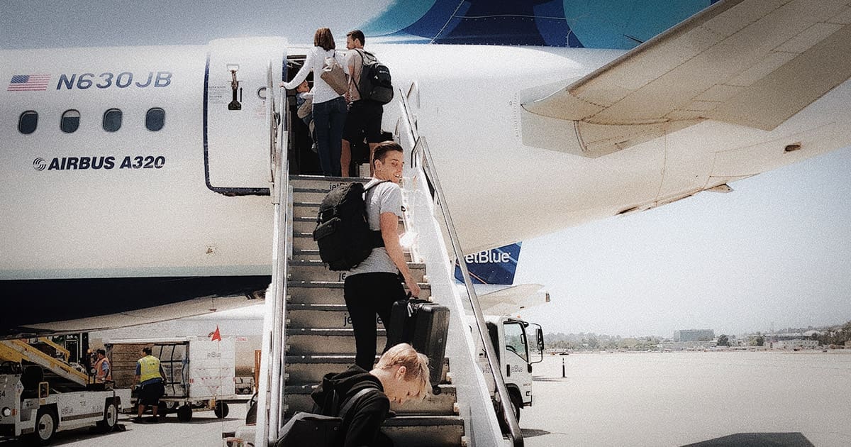 airplane stairs