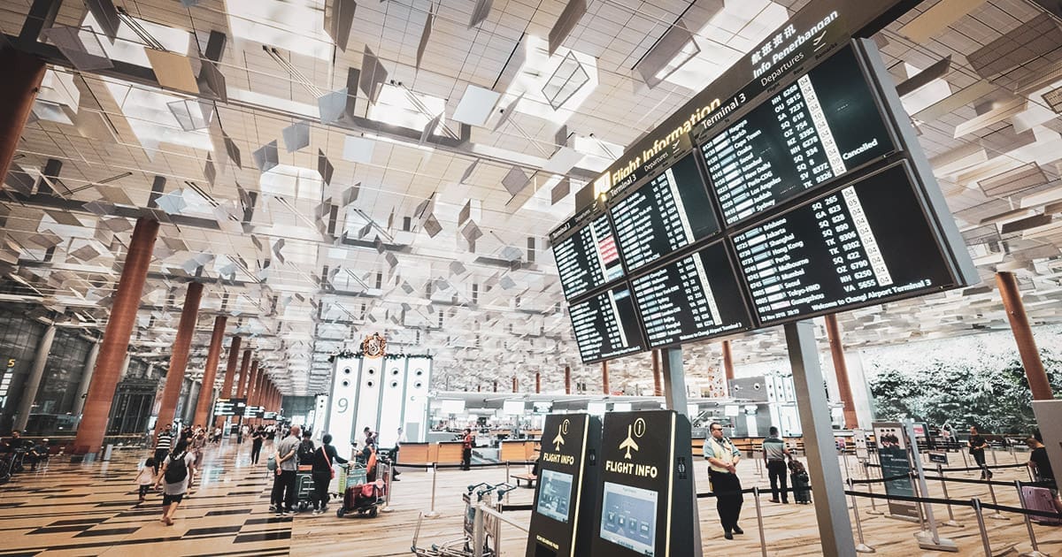 airport screens