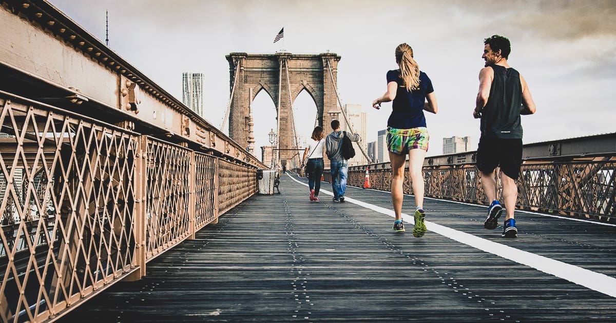 runners brooklyn bridge