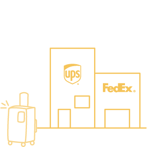 Schedule luggage pickup