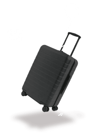 Luggage waiting at baggage claim