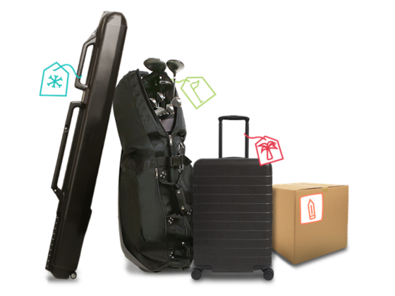 Types of bags and luggage you can ship