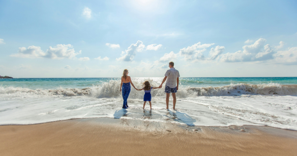 waterfront family vacation