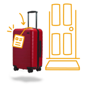 Luggage delivered to your door